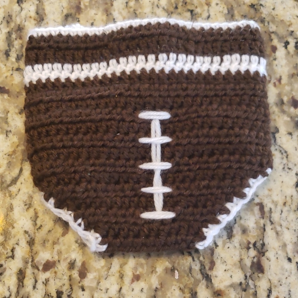 Football diaper cover